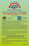 corso: Un gesto per la vita